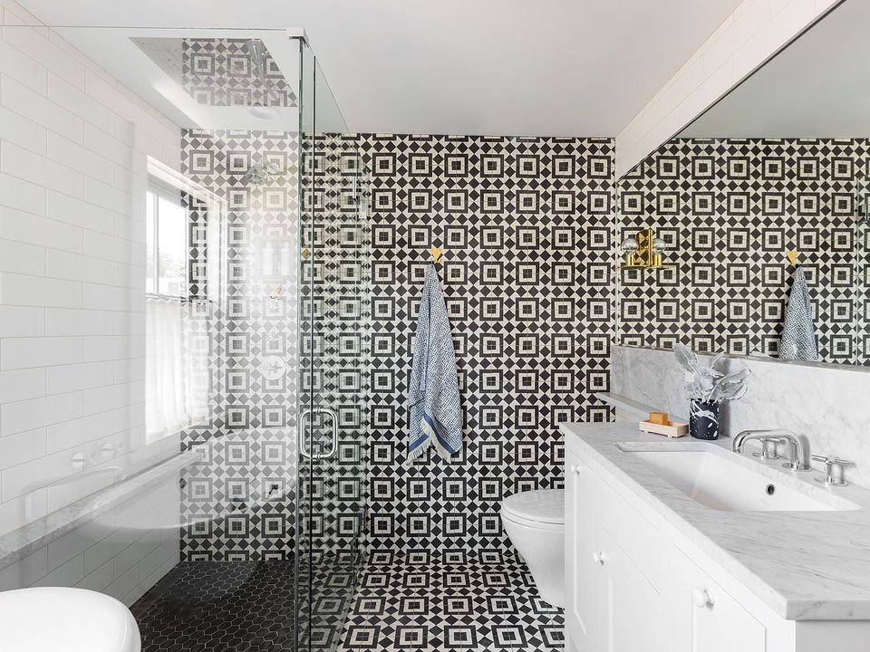 The-floor-and-back-wall-of-a-bathroom-covered-with-Granada-Tiles-Slate-and-white-Fez-928-tile-